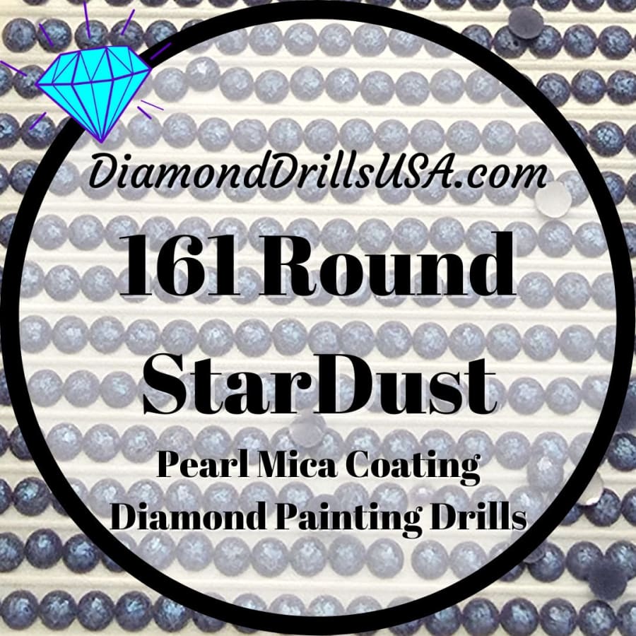 161 StarDust ROUND Pearl Mica Dust 5D Diamond Painting