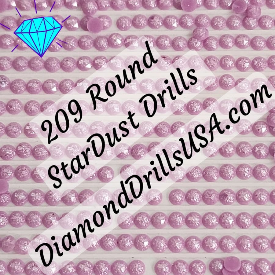 209 StarDust ROUND Pearl Mica Dust 5D Diamond Painting