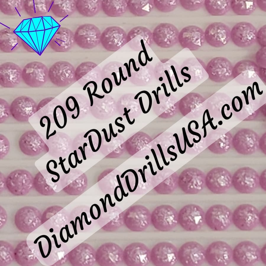 209 StarDust ROUND Pearl Mica Dust 5D Diamond Painting
