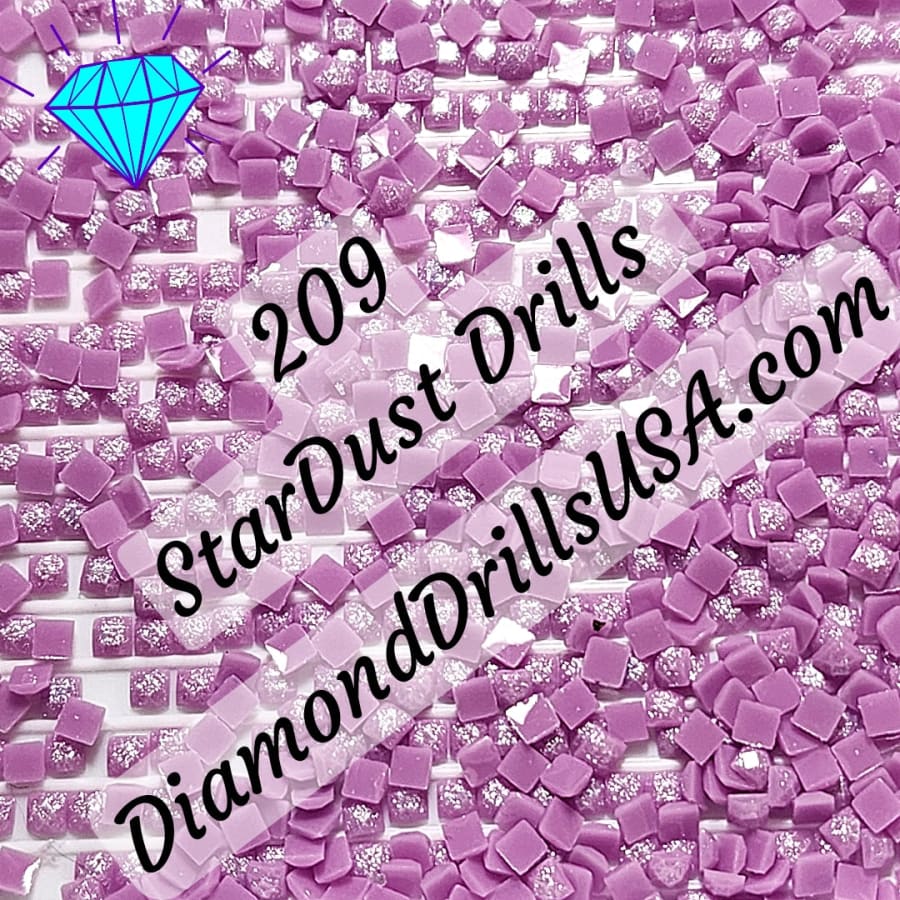 209 StarDust SQUARE Pearl Mica Dust 5D Diamond Painting