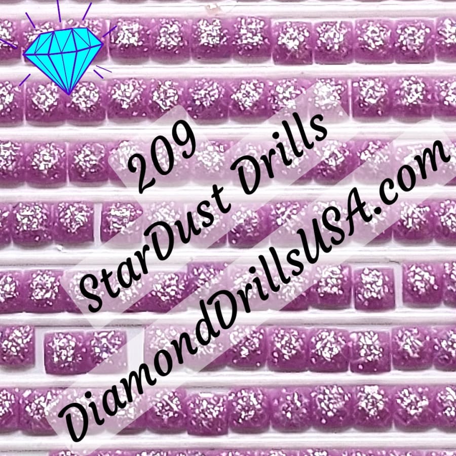 209 StarDust SQUARE Pearl Mica Dust 5D Diamond Painting