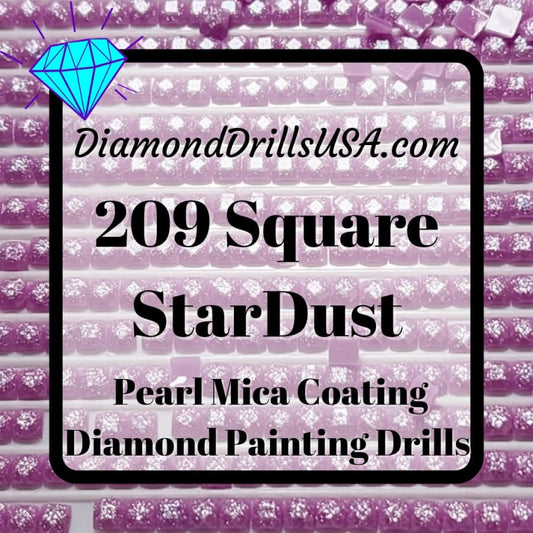 209 StarDust SQUARE Pearl Mica Dust 5D Diamond Painting