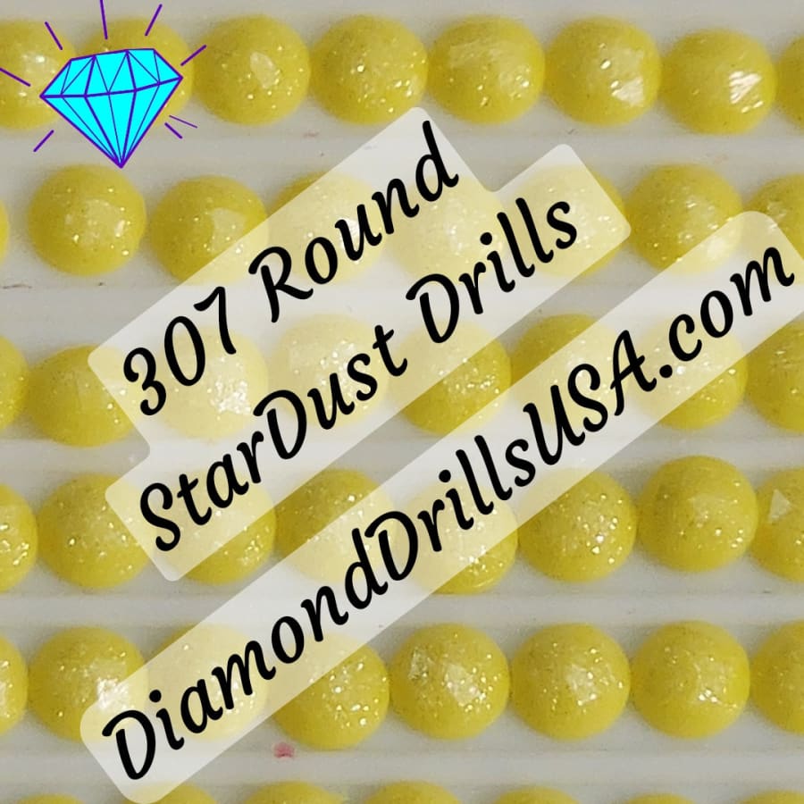 307 StarDust ROUND Pearl Mica Dust 5D Diamond Painting
