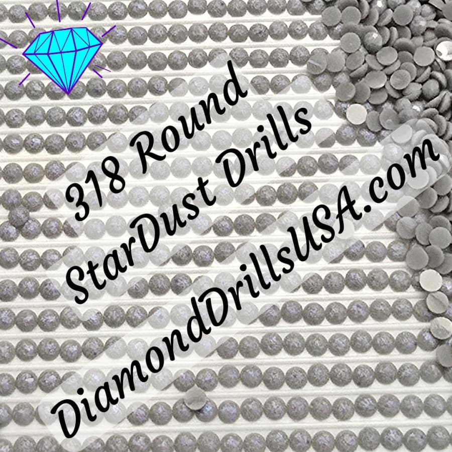 318 StarDust ROUND Pearl Mica Dust 5D Diamond Painting