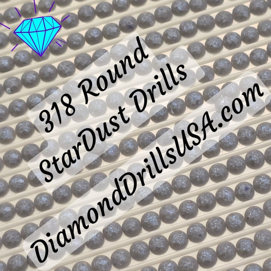 318 StarDust ROUND Pearl Mica Dust 5D Diamond Painting