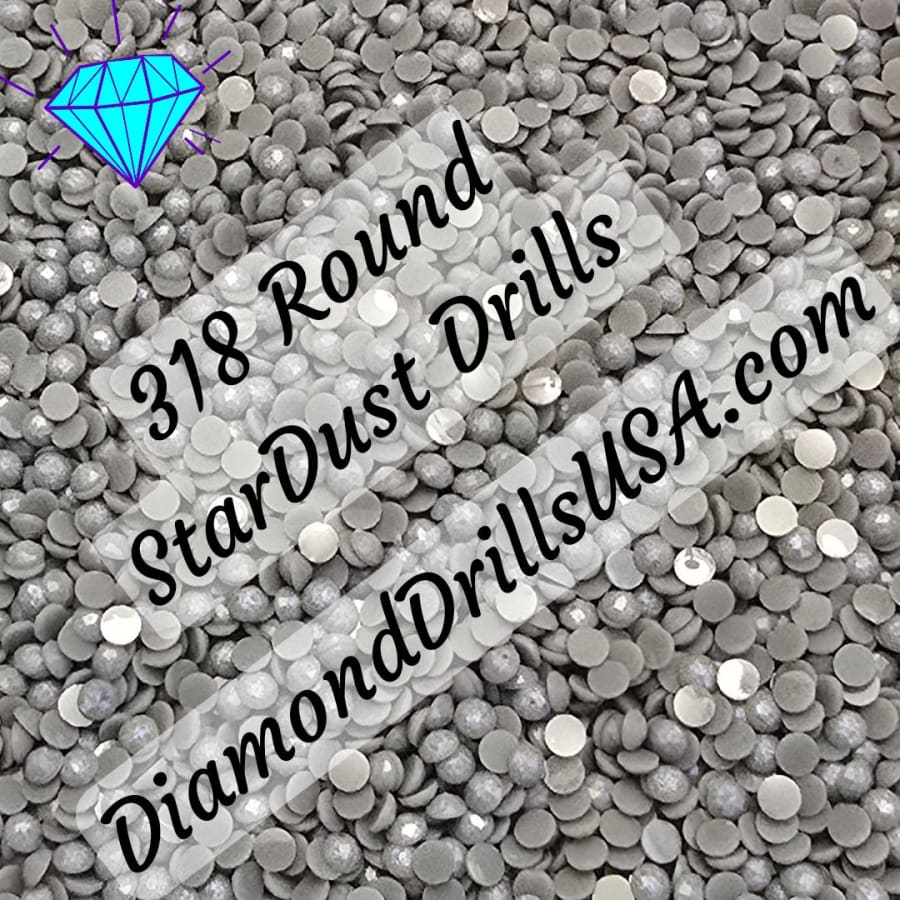 318 StarDust ROUND Pearl Mica Dust 5D Diamond Painting