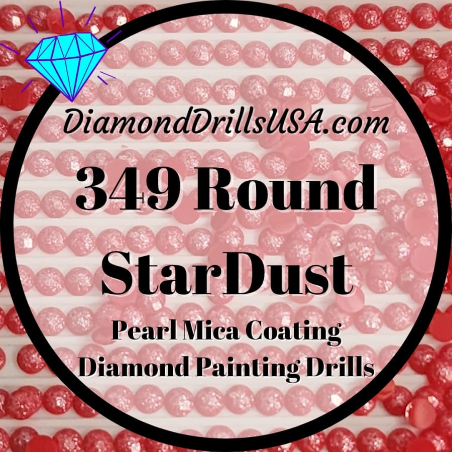 349 StarDust ROUND Pearl Mica Dust 5D Diamond Painting