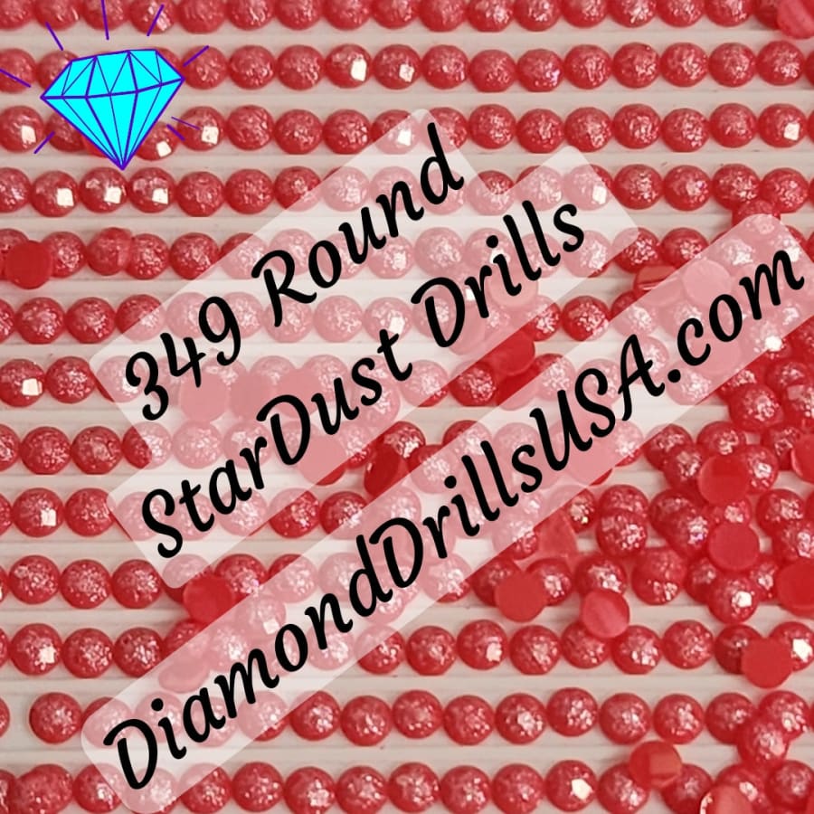 349 StarDust ROUND Pearl Mica Dust 5D Diamond Painting
