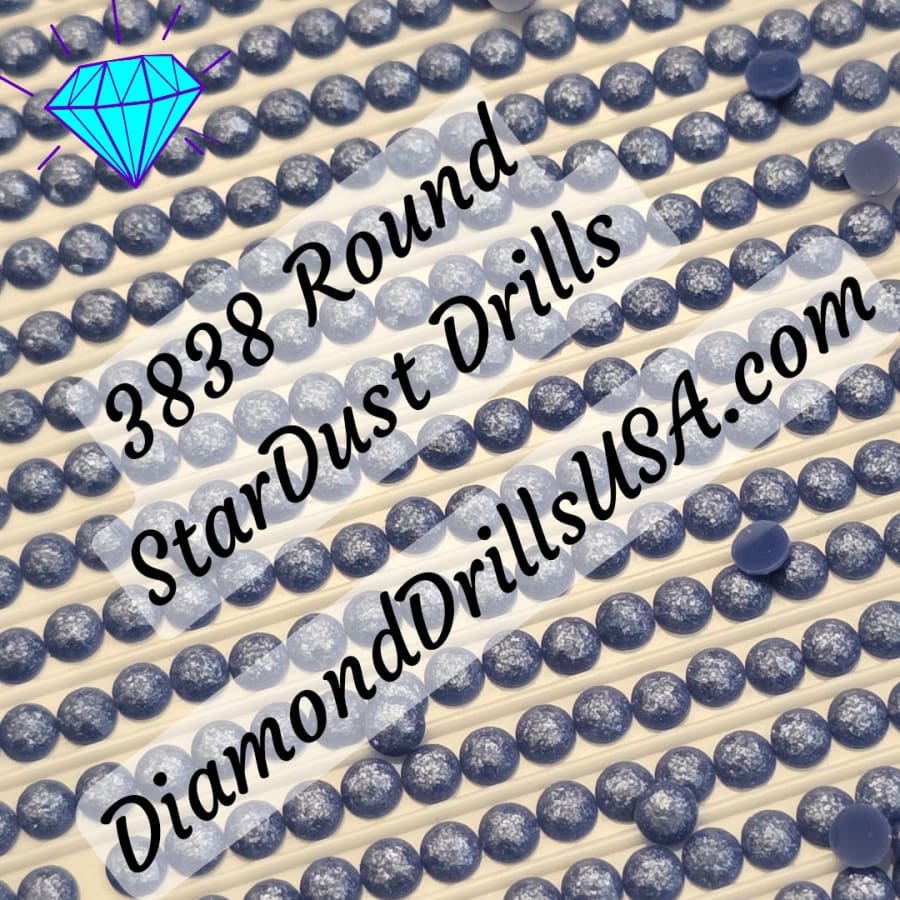 3838 StarDust ROUND Pearl Mica Dust 5D Diamond Painting