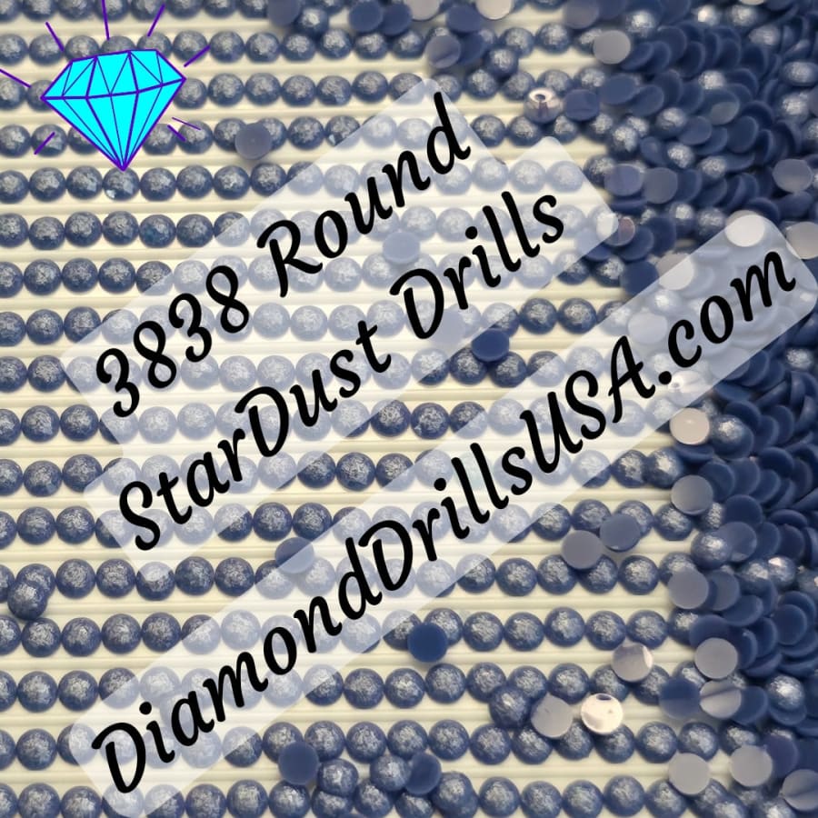 3838 StarDust ROUND Pearl Mica Dust 5D Diamond Painting