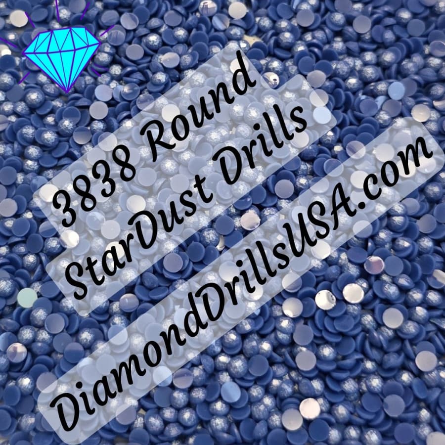 3838 StarDust ROUND Pearl Mica Dust 5D Diamond Painting