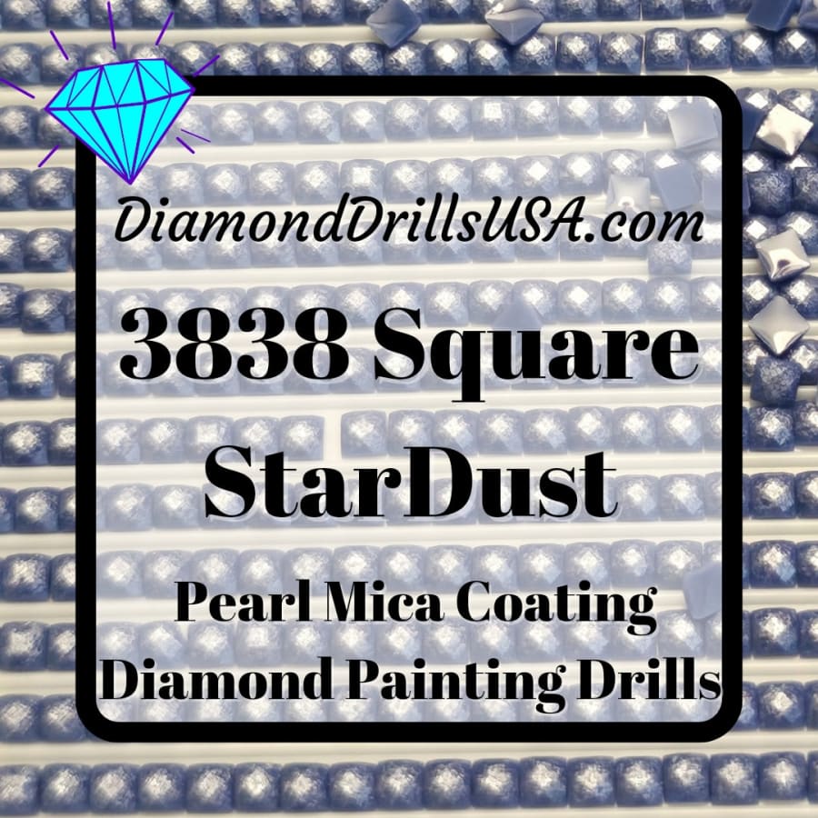 3838 StarDust SQUARE Pearl Mica Dust 5D Diamond Painting