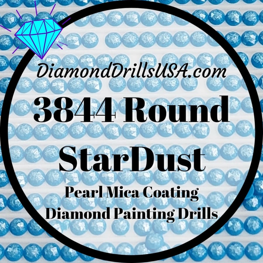 3844 StarDust ROUND Pearl Mica Dust 5D Diamond Painting