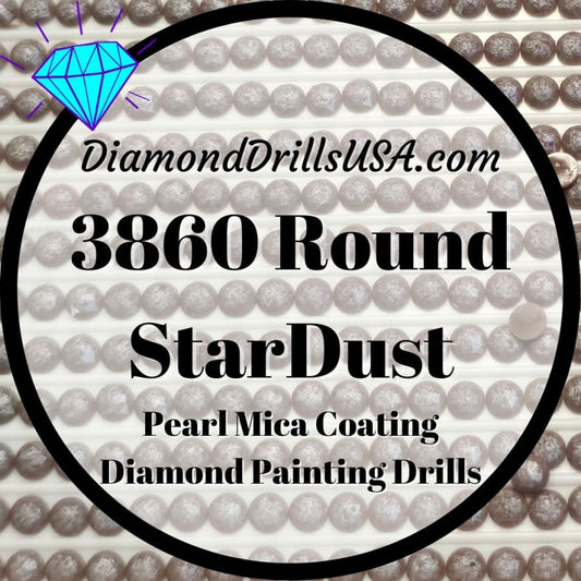 3860 StarDust ROUND Pearl Mica Dust 5D Diamond Painting