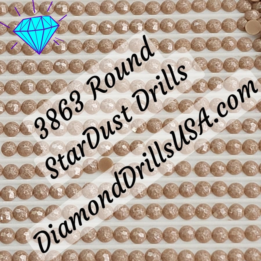 3863 StarDust ROUND Pearl Mica Dust 5D Diamond Painting