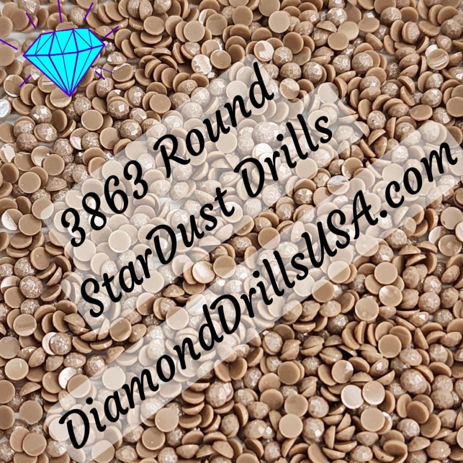 3863 StarDust ROUND Pearl Mica Dust 5D Diamond Painting
