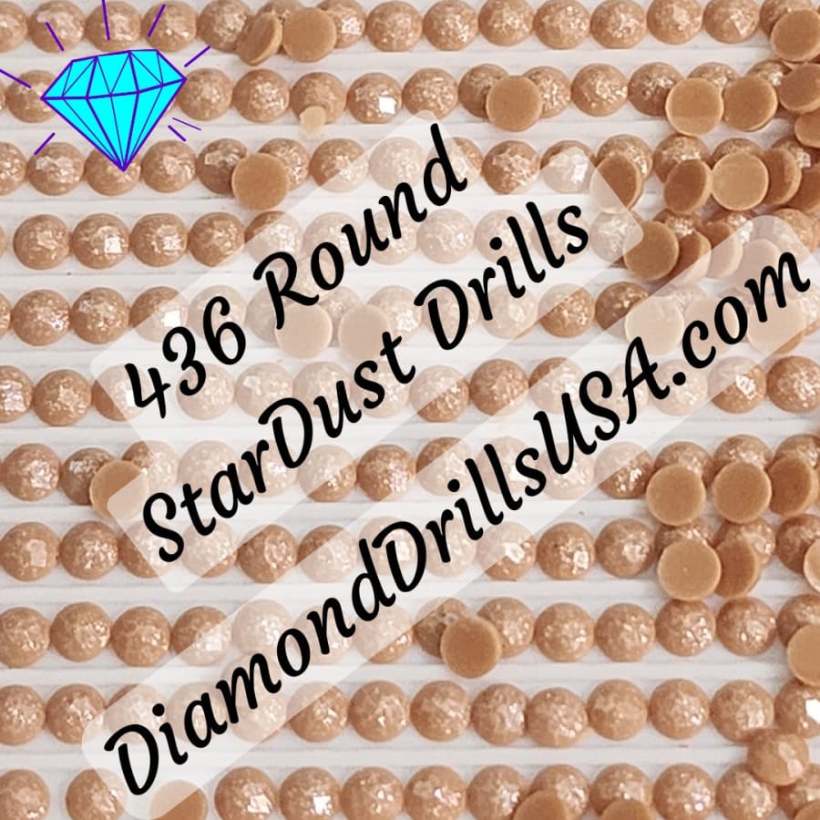 436 StarDust ROUND Pearl Mica Dust 5D Diamond Painting