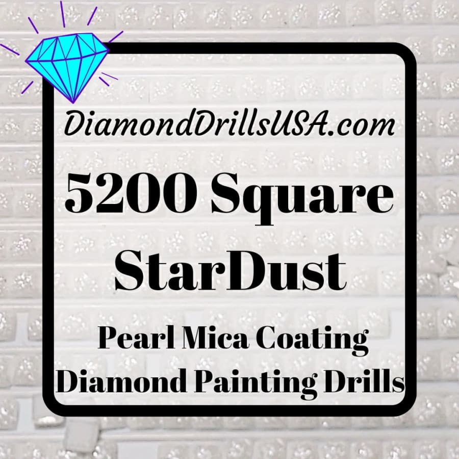 5200 StarDust SQUARE Pearl Mica Dust 5D Diamond Painting