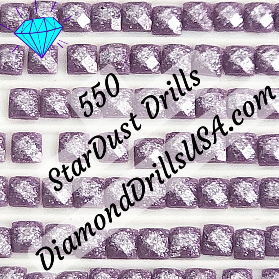 550 StarDust SQUARE Pearl Mica Dust 5D Diamond Painting