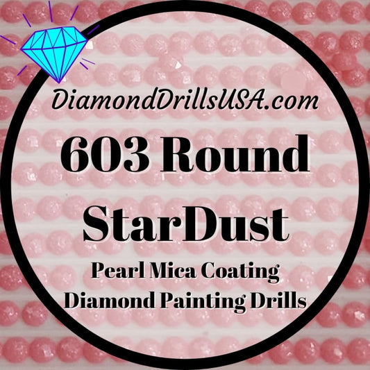 603 StarDust ROUND Pearl Mica Dust 5D Diamond Painting