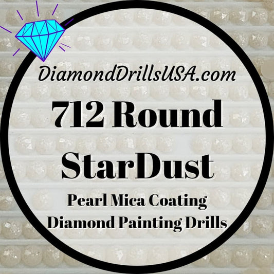712 StarDust ROUND Pearl Mica Dust 5D Diamond Painting