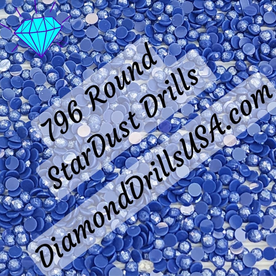 796 StarDust ROUND Pearl Mica Dust 5D Diamond Painting