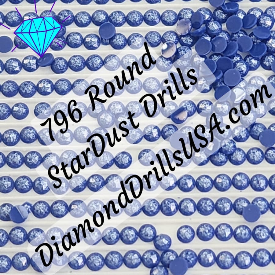 796 StarDust ROUND Pearl Mica Dust 5D Diamond Painting