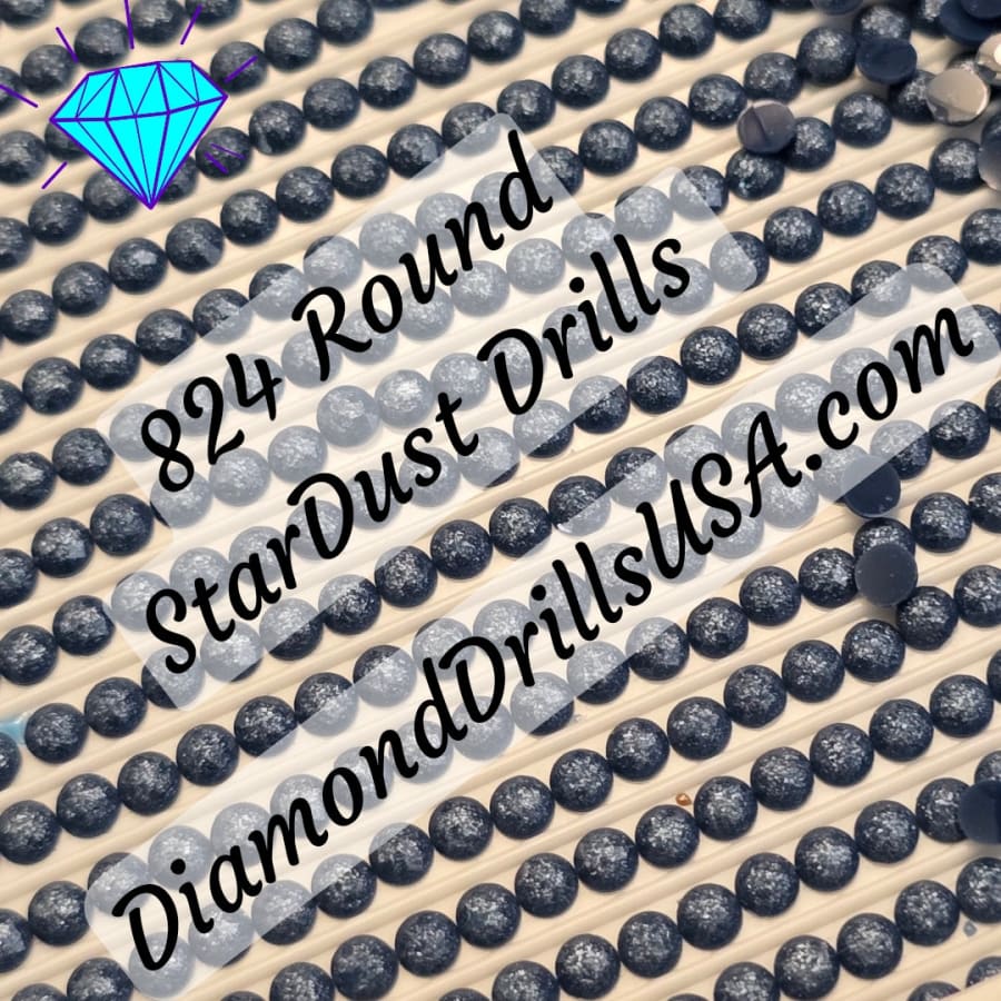 824 StarDust ROUND Pearl Mica Dust 5D Diamond Painting
