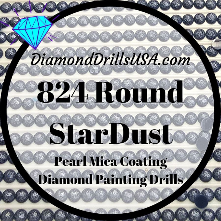 824 StarDust ROUND Pearl Mica Dust 5D Diamond Painting