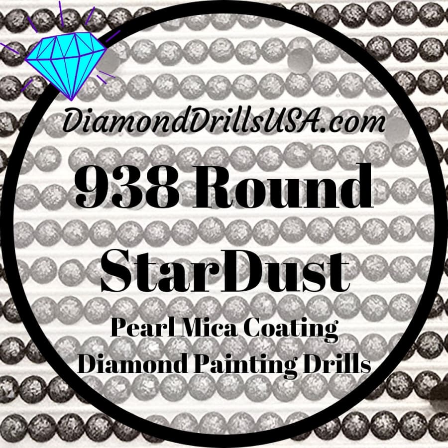 938 StarDust ROUND Pearl Mica Dust 5D Diamond Painting