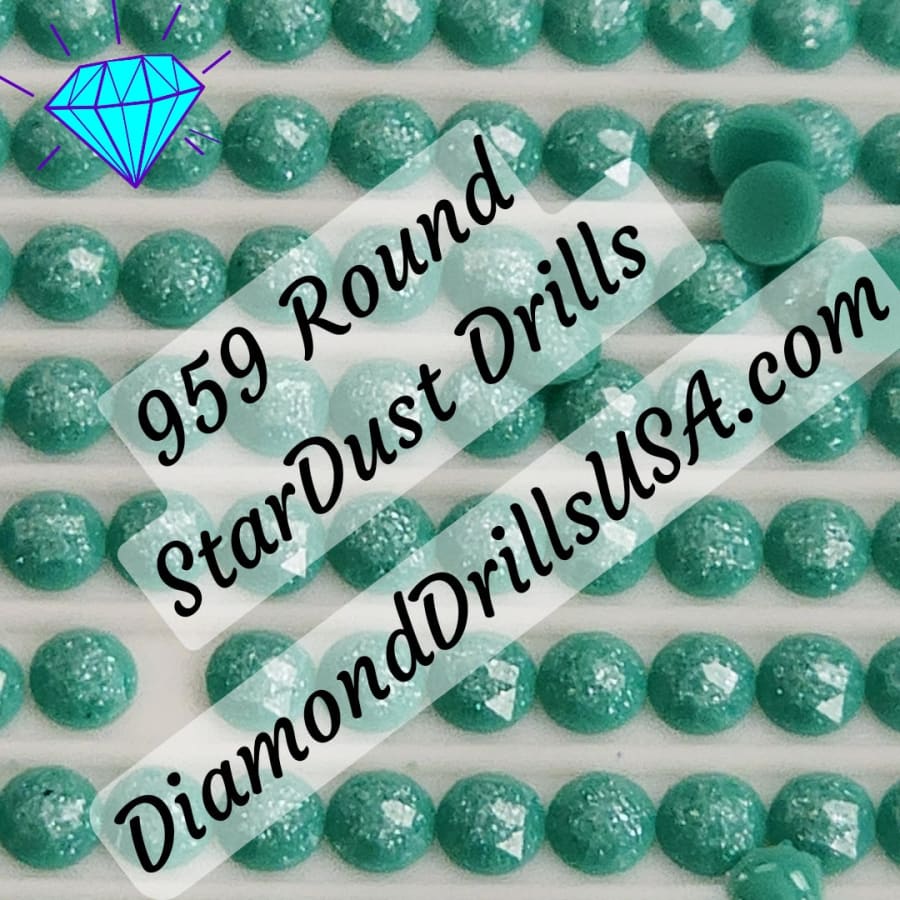 959 StarDust ROUND Pearl Mica Dust 5D Diamond Painting