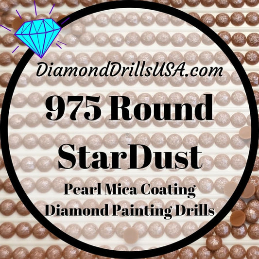 975 StarDust ROUND Pearl Mica Dust 5D Diamond Painting