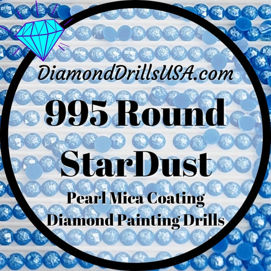 995 StarDust ROUND Pearl Mica Dust 5D Diamond Painting