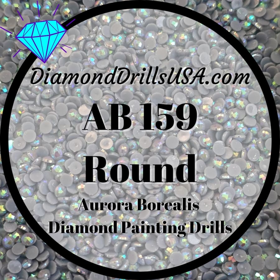 AB 159 ROUND Aurora Borealis 5D Diamond Painting Drills