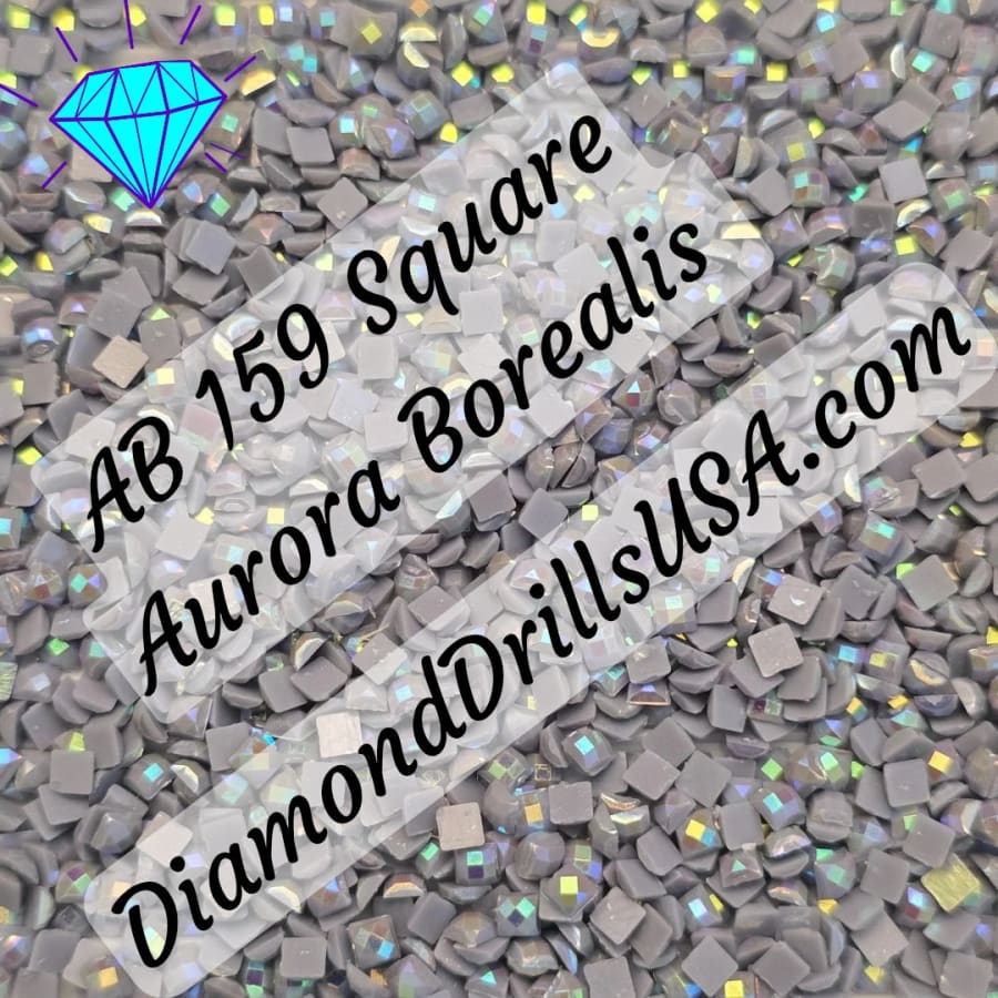 AB 159 SQUARE Aurora Borealis 5D Diamond Painting Drills