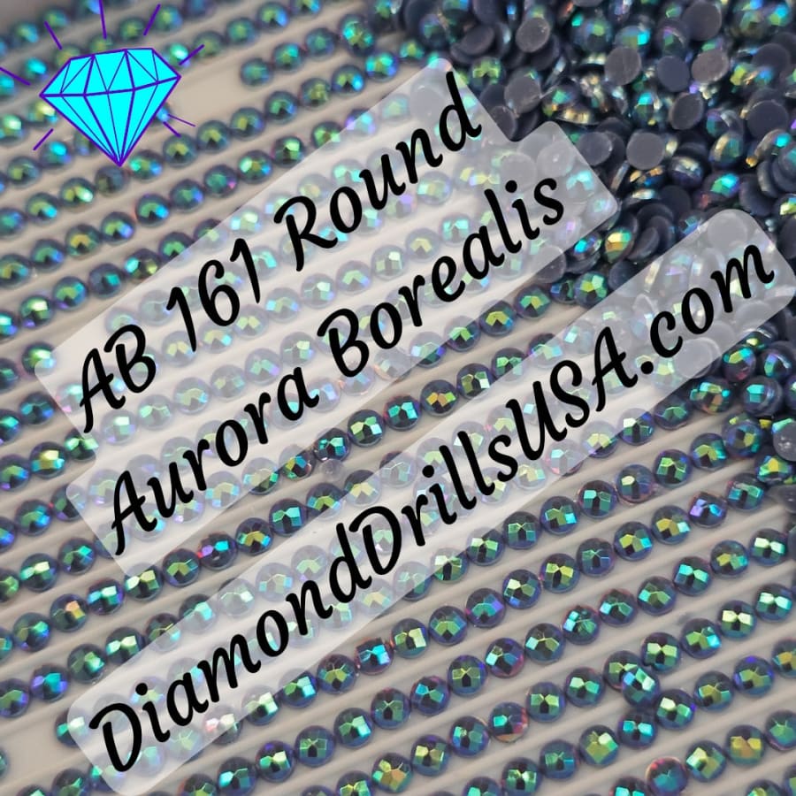 AB 161 ROUND Aurora Borealis 5D Diamond Painting Drills