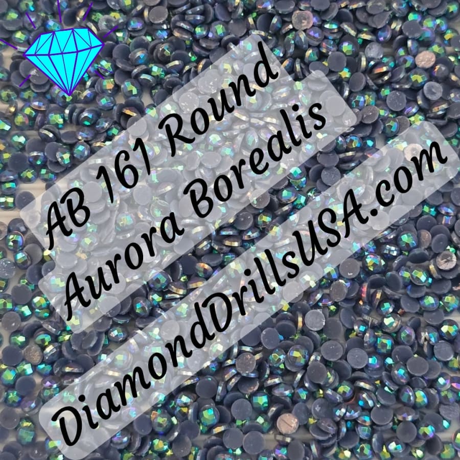 AB 161 ROUND Aurora Borealis 5D Diamond Painting Drills