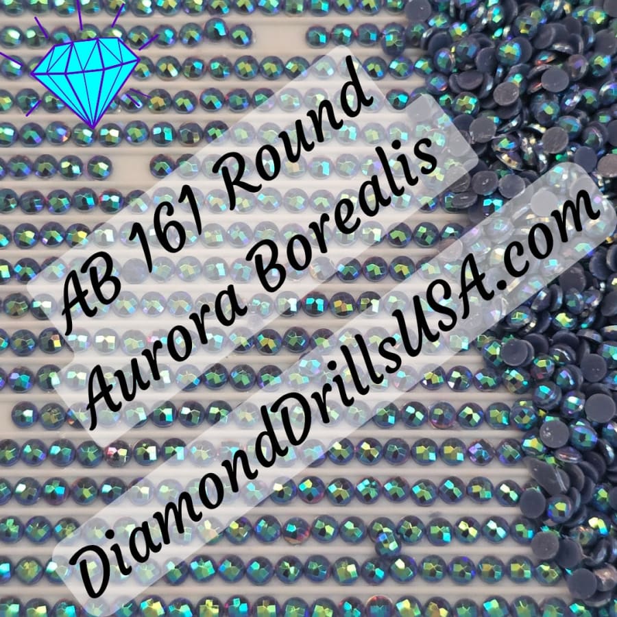 AB 161 ROUND Aurora Borealis 5D Diamond Painting Drills