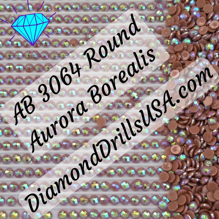AB 3064 ROUND Aurora Borealis 5D Diamond Painting Drills