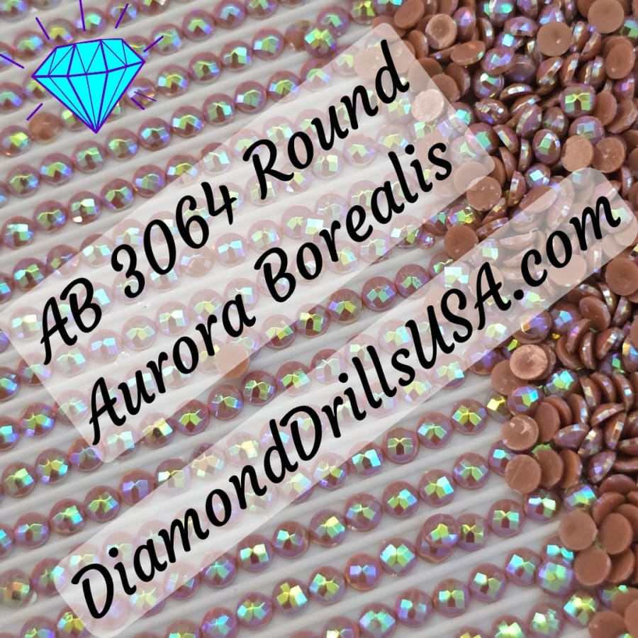 AB 3064 ROUND Aurora Borealis 5D Diamond Painting Drills