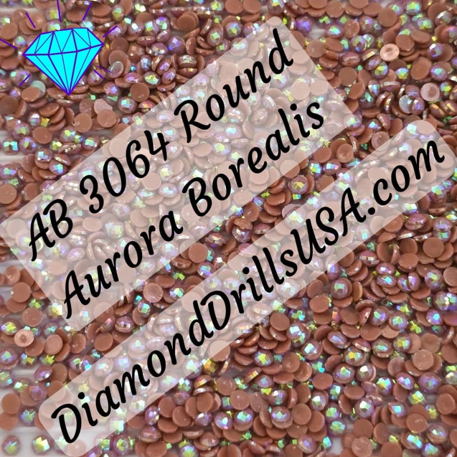 AB 3064 ROUND Aurora Borealis 5D Diamond Painting Drills
