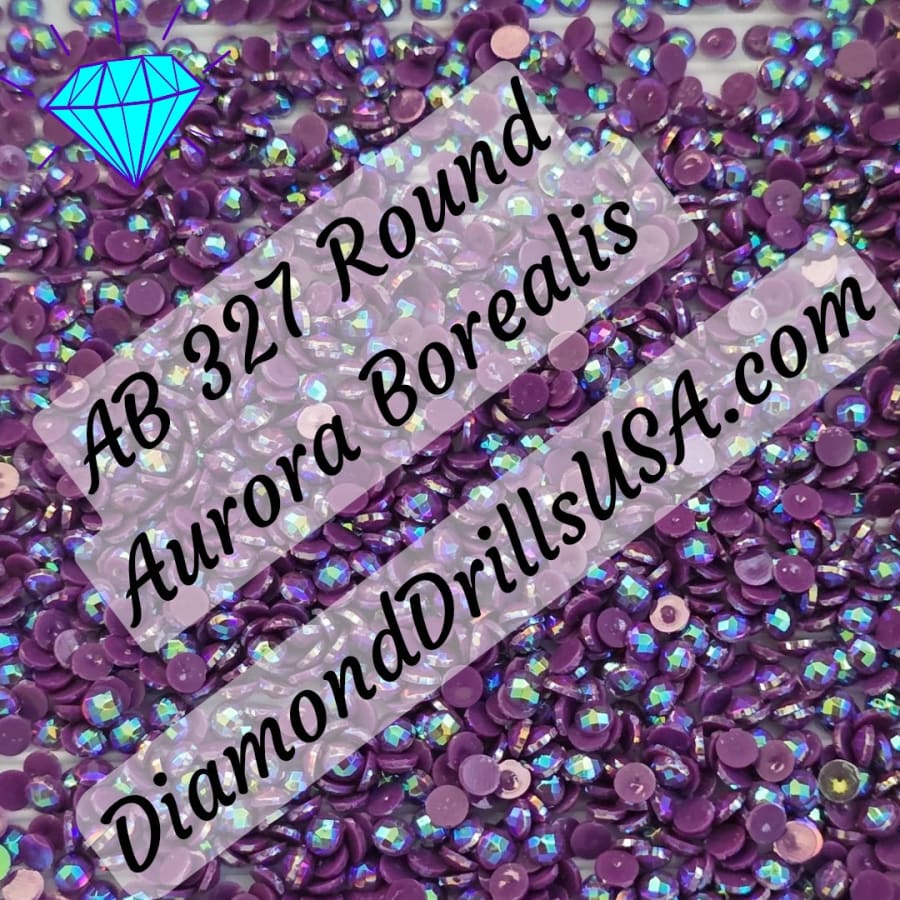 AB 327 ROUND Aurora Borealis 5D Diamond Painting Drills
