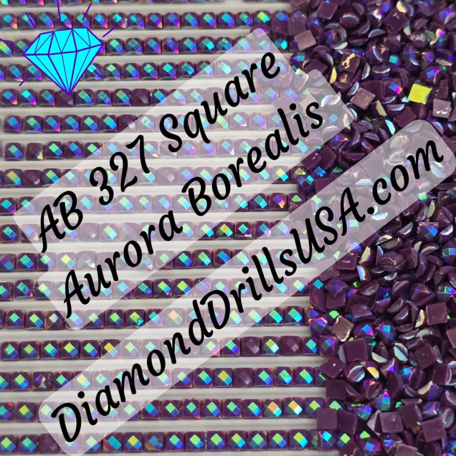 AB 327 SQUARE Aurora Borealis 5D Diamond Painting Drills