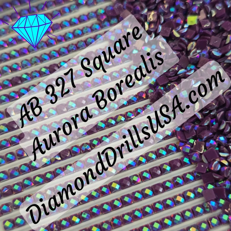 AB 327 SQUARE Aurora Borealis 5D Diamond Painting Drills