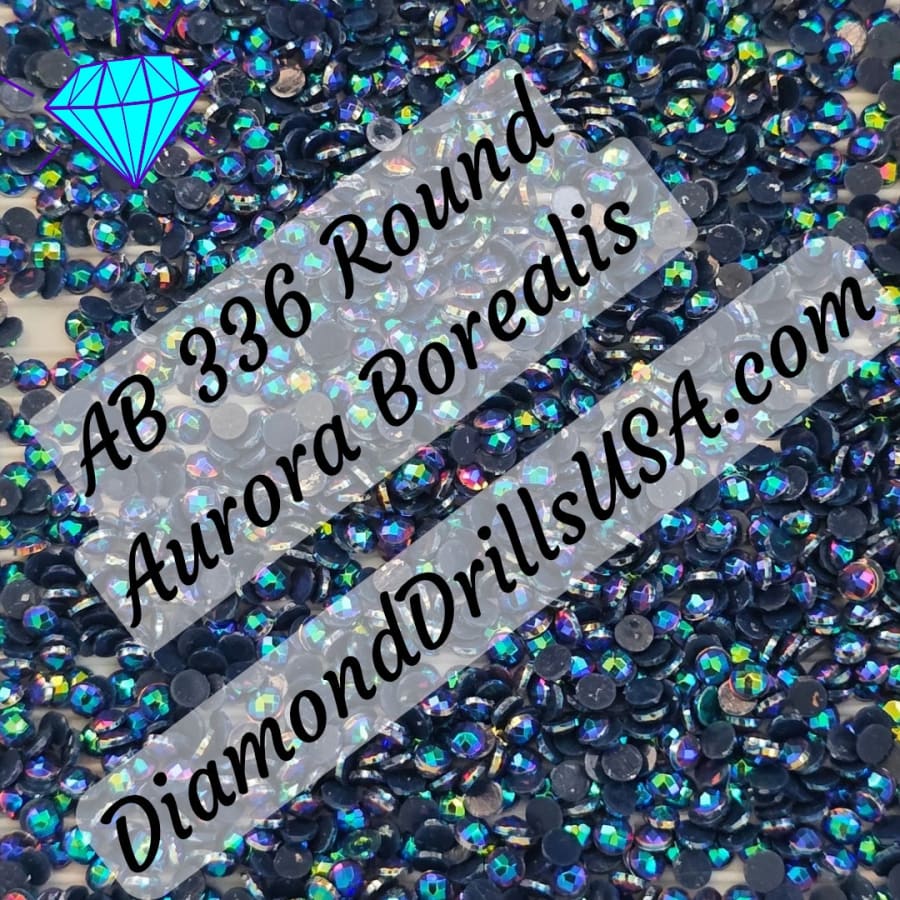 AB 336 ROUND Aurora Borealis 5D Diamond Painting Drills