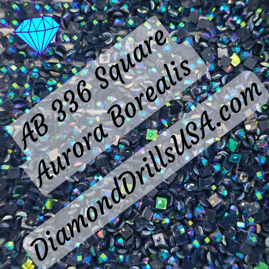 AB 336 SQUARE Aurora Borealis 5D Diamond Painting Drills
