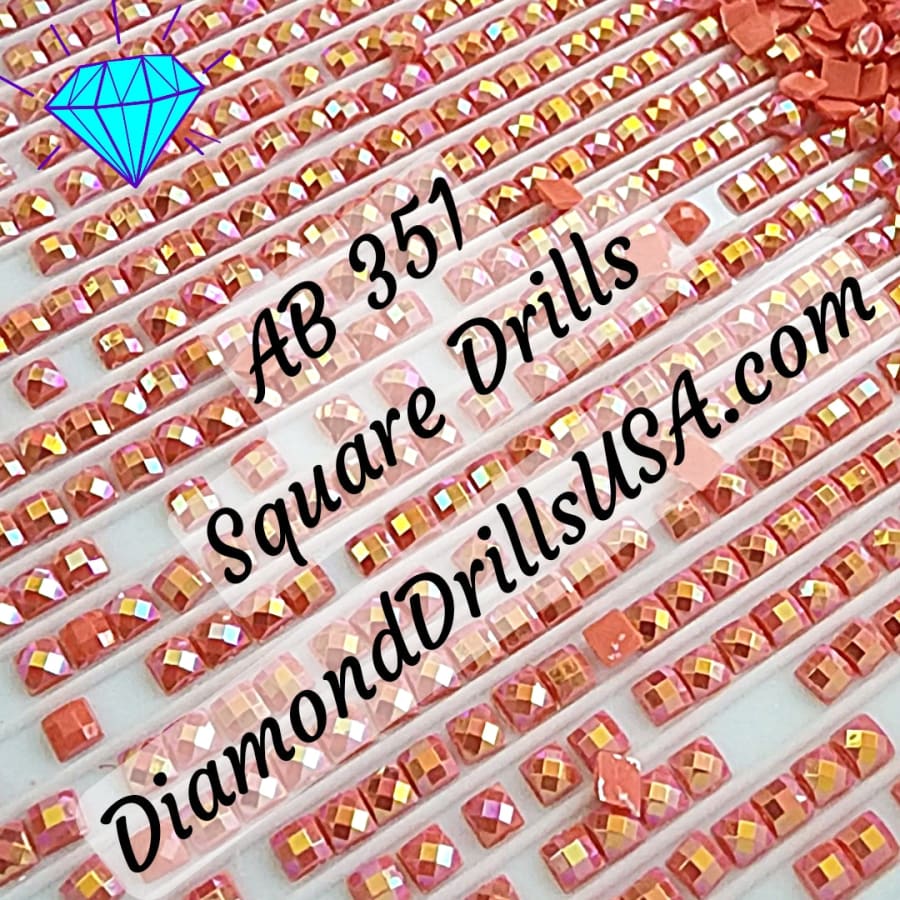 AB 351 SQUARE Aurora Borealis 5D Diamond Painting Drills