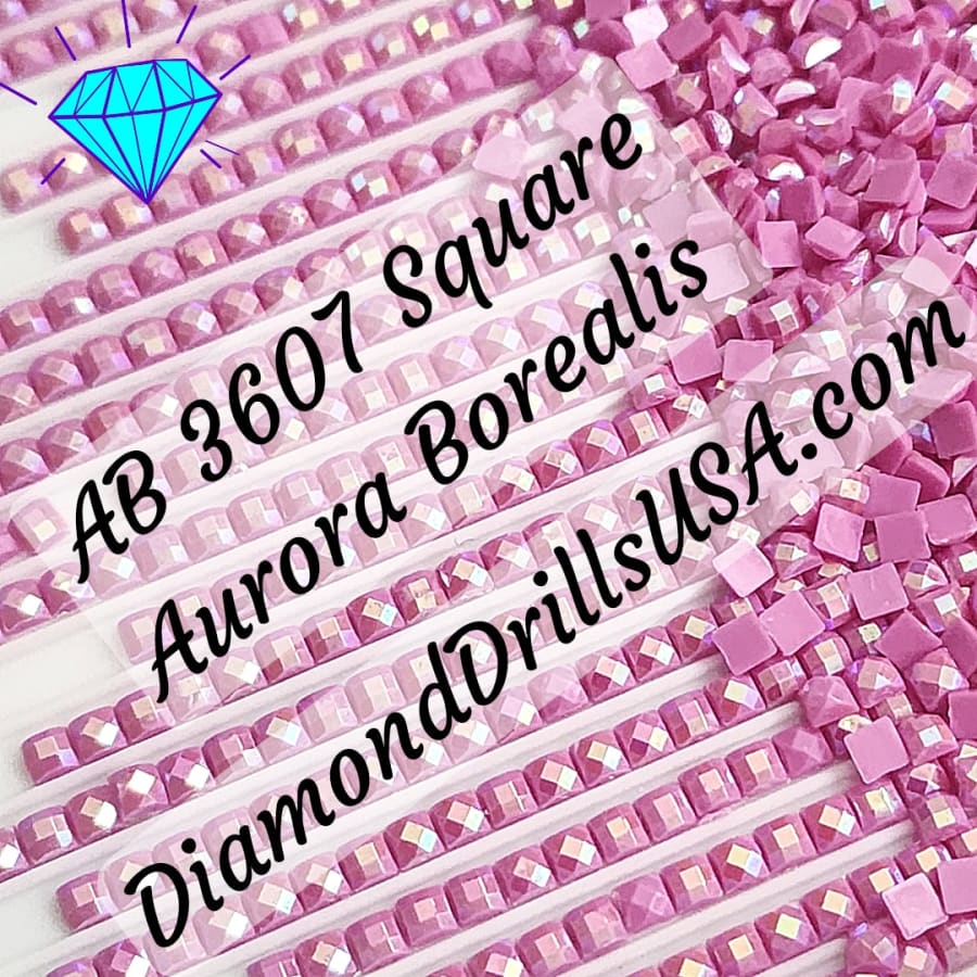 AB 3607 SQUARE Aurora Borealis 5D Diamond Painting Drills