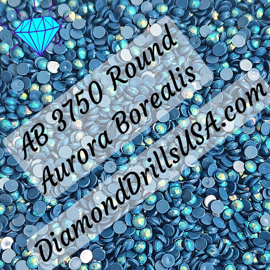 AB 3750 ROUND Aurora Borealis 5D Diamond Painting Drills