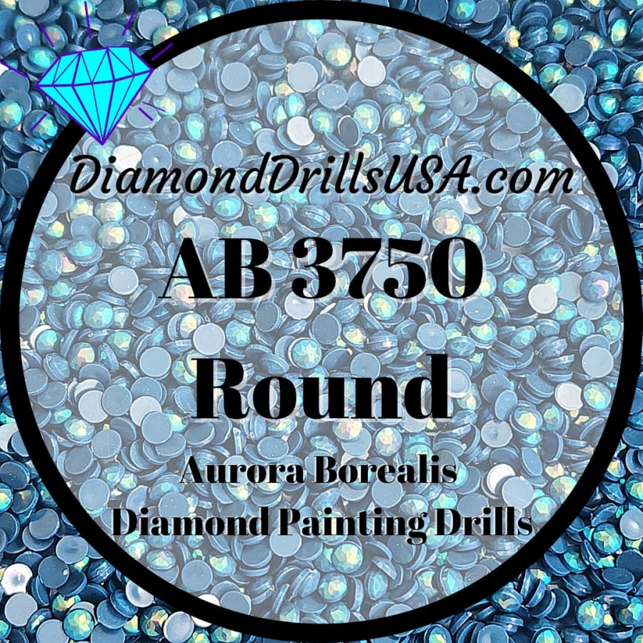 AB 3750 ROUND Aurora Borealis 5D Diamond Painting Drills
